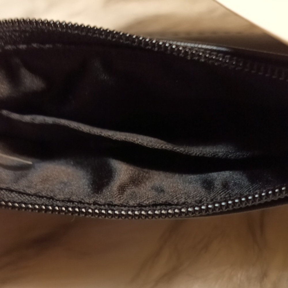 Coach Black Leather Wristlet, Never Used Still In The Gift Box - Picture 3 of 5